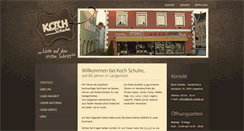 Desktop Screenshot of koch-schuhe.at